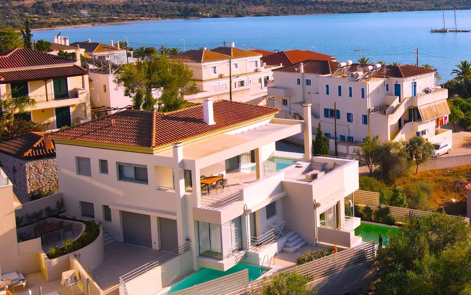 Luxury Houses With Private Pools In Porto Heli By Goutos Properties Exterior photo